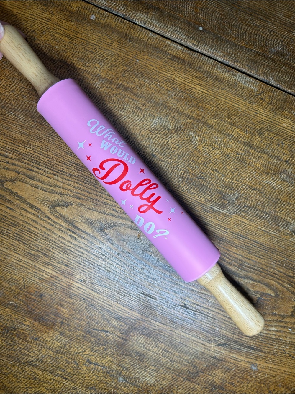 What Would Dolly Do? Pink Rolling Pin